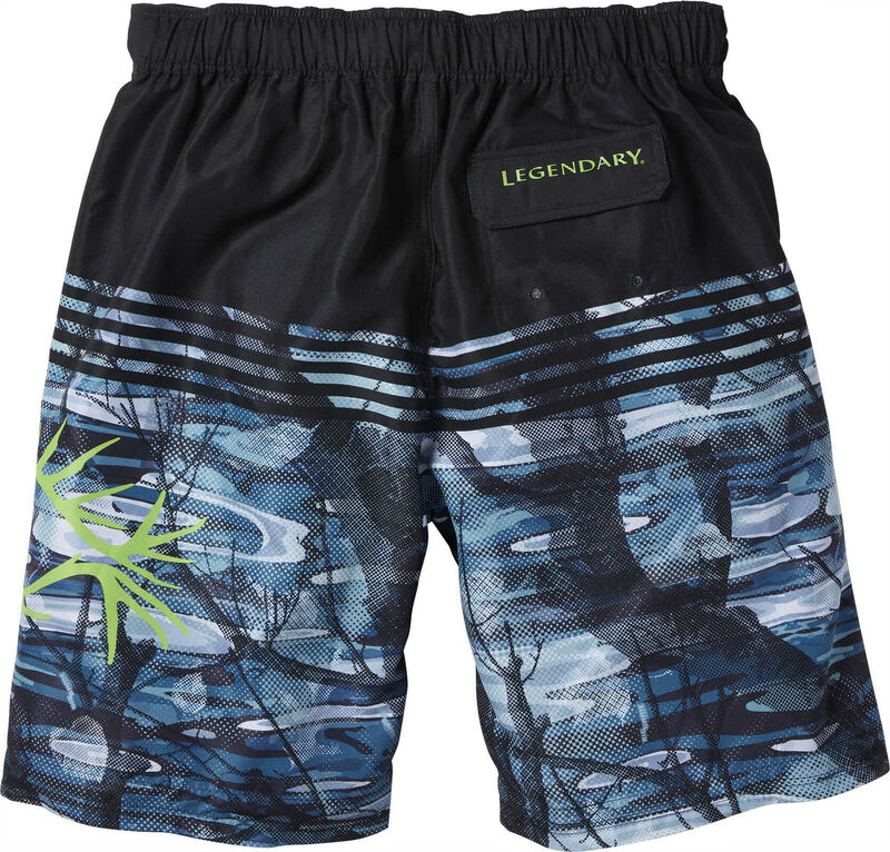 Men's Fully Lined Lakeside Camo Swim Trunks image number 1