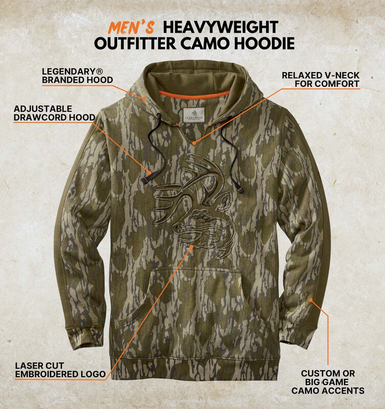 Men's Heavyweight Outfitter Camo Hoodie image number 2