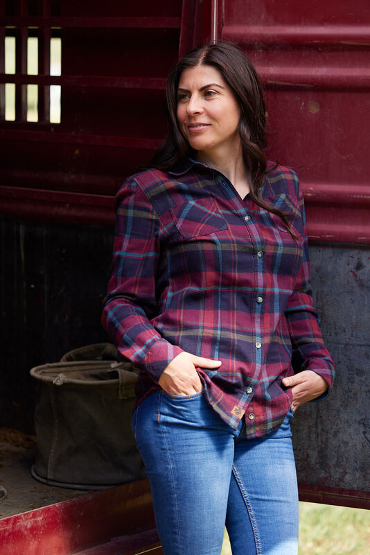 Women's Cottage Escape Flannel Shirt image number 4