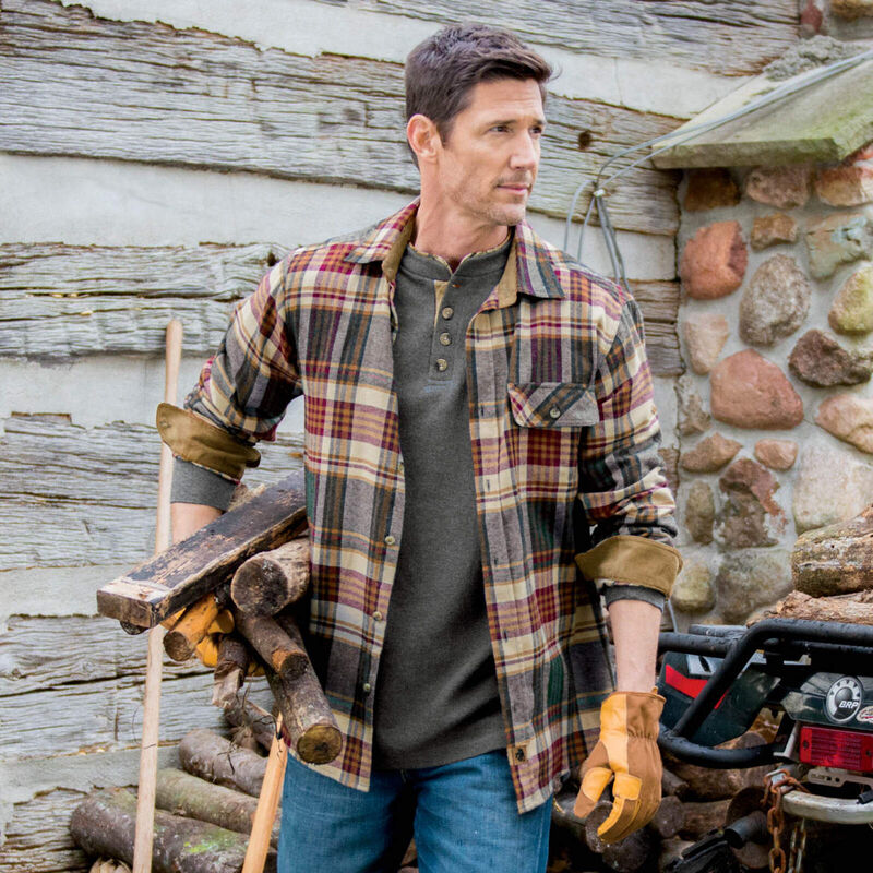 Men's Buck Camp Flannel Shirt image number 2