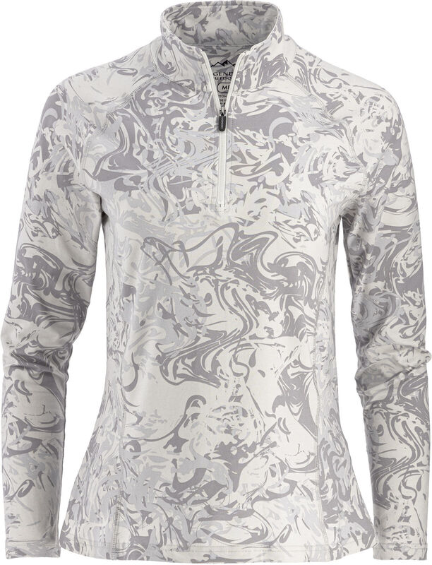 Women's 1/4-Zip Jersey Performance Pull Over Long Sleeve Shirt image number 0