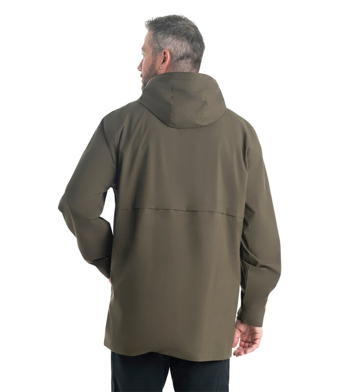 Men's Half Zip Water Resistant Windbreaker Rain Jacket image number 4