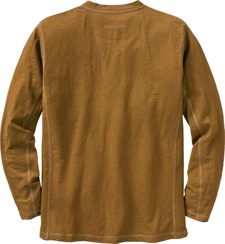 Men's Maverick Slub Henley Long Sleeve Shirt image number 1