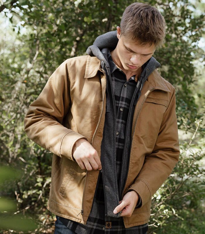 Men's Dakota Waxed Cotton Casual Coat image number 2