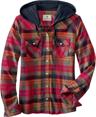Women's Lumber Jane Hooded Flannel Shirt
