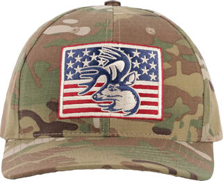 Legendary Camo American Flag Patch Hat Made in USA
