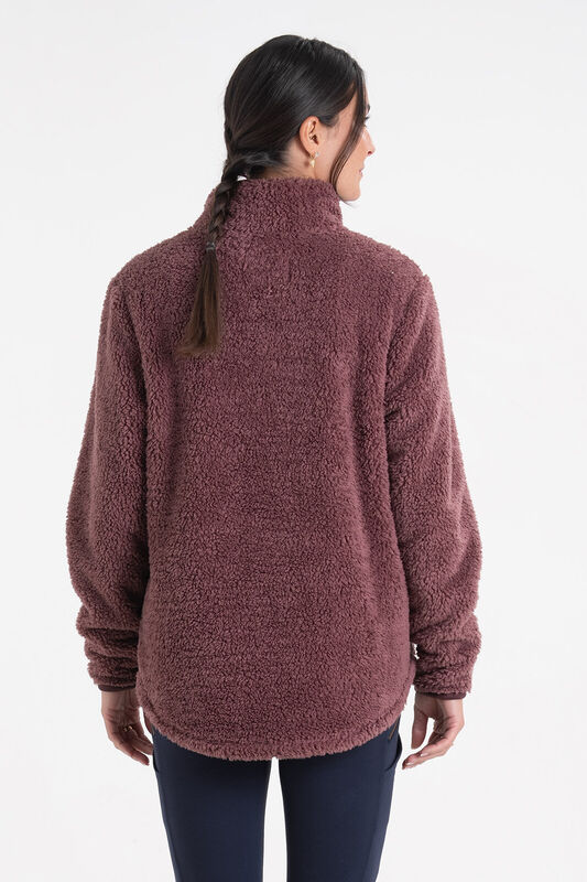 Women's Fuzzy Hide Fleece Pullover image number 3