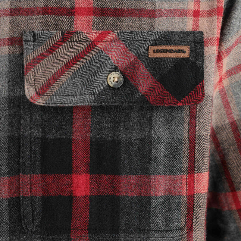 Men's Buck Camp Flannel Shirt image number 4