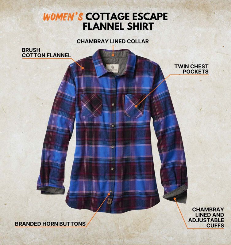 Women's Cottage Escape Flannel Shirt image number 2
