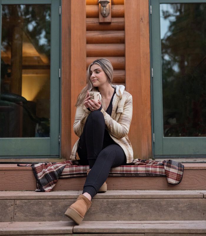 Women's Woodland Berber Shirt Jacket image number 4