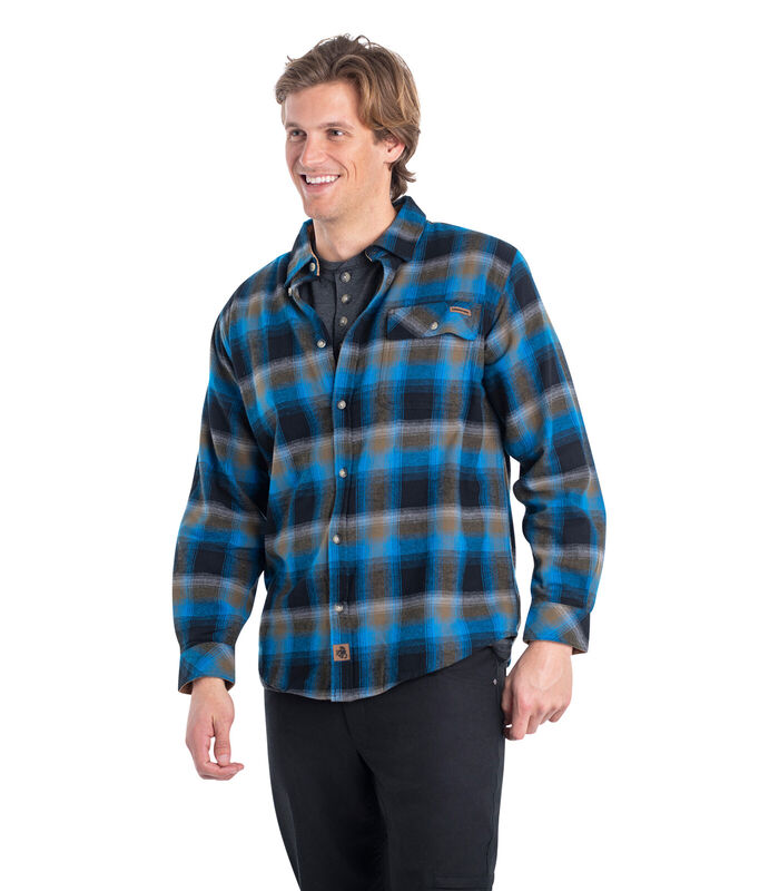 Men's Buck Camp Flannel Shirt image number 3