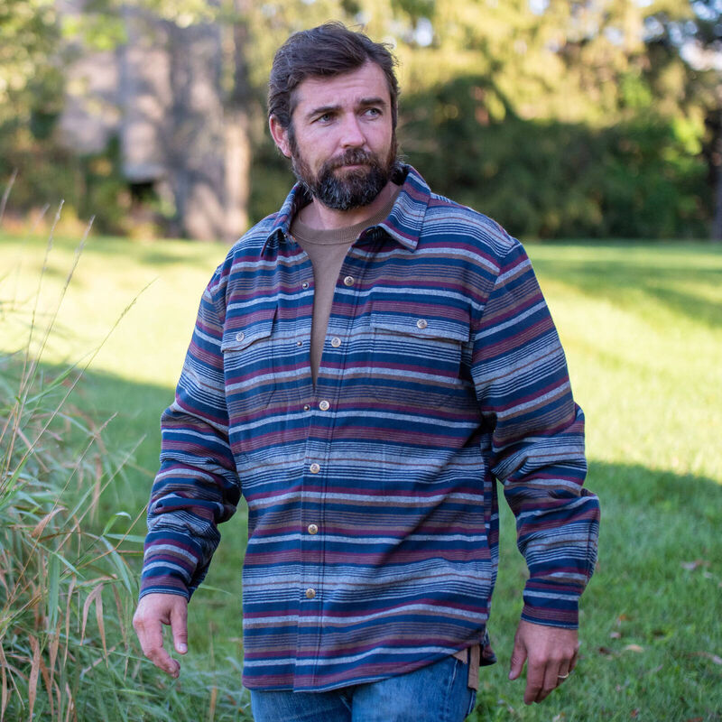 Men's Archer Thermal Lined Flannel Shirt Jacket image number 2