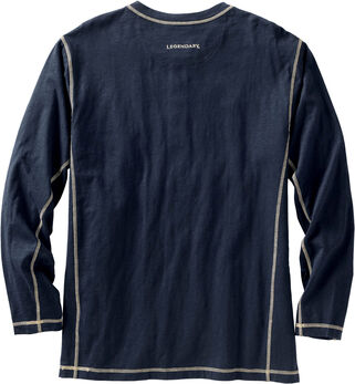 Men's Maverick Slub Henley Long Sleeve Shirt