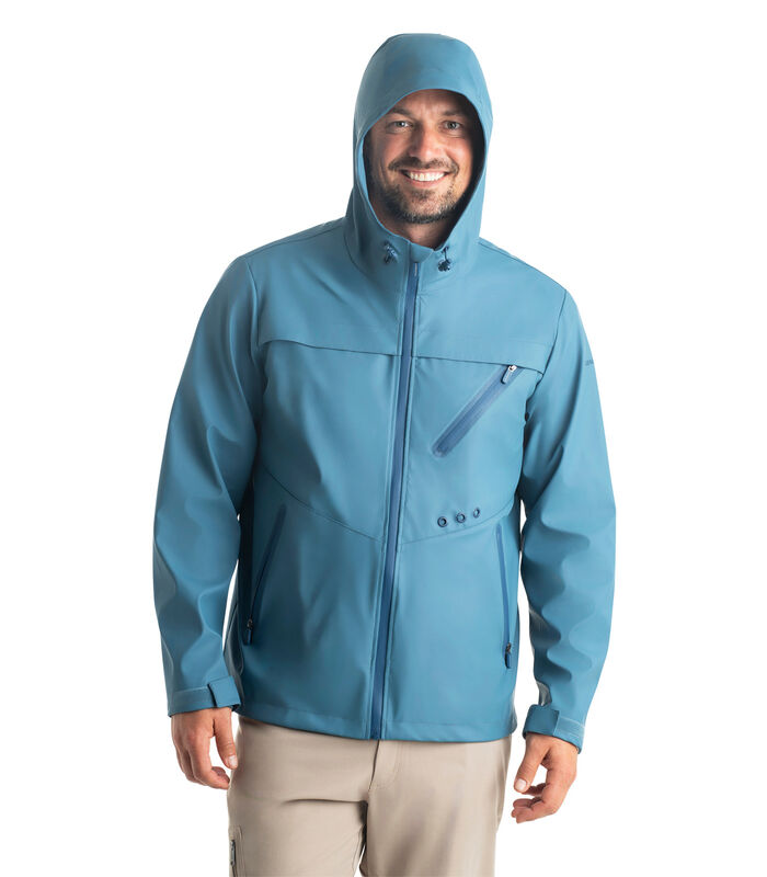 Men's Water Resistant Fishing Rain Jacket image number 3