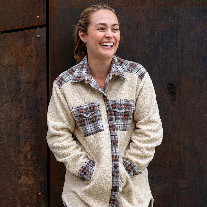Women's Boucle Sherpa Shacket image number 5