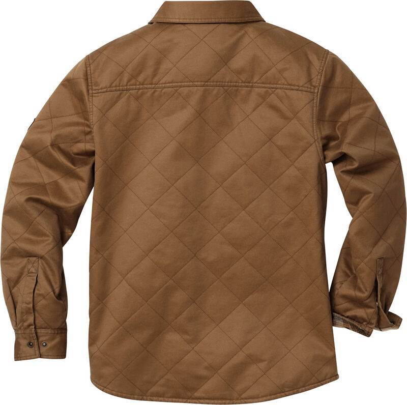 Men's Quilted Journeyman Flannel Lined Shirt Jacket image number 1
