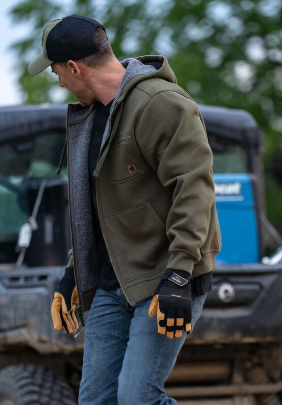 Men's North Woods Berber Lined Zip Front Hoodie image number 2