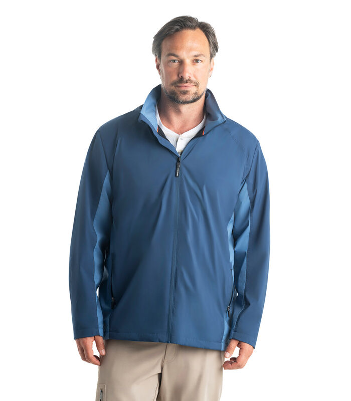 Men's Water Resistant Hooded Rain Jacket image number 3