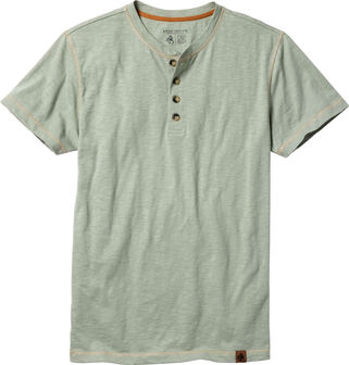 Men's Maverick Slub Henley Short Sleeve Shirt
