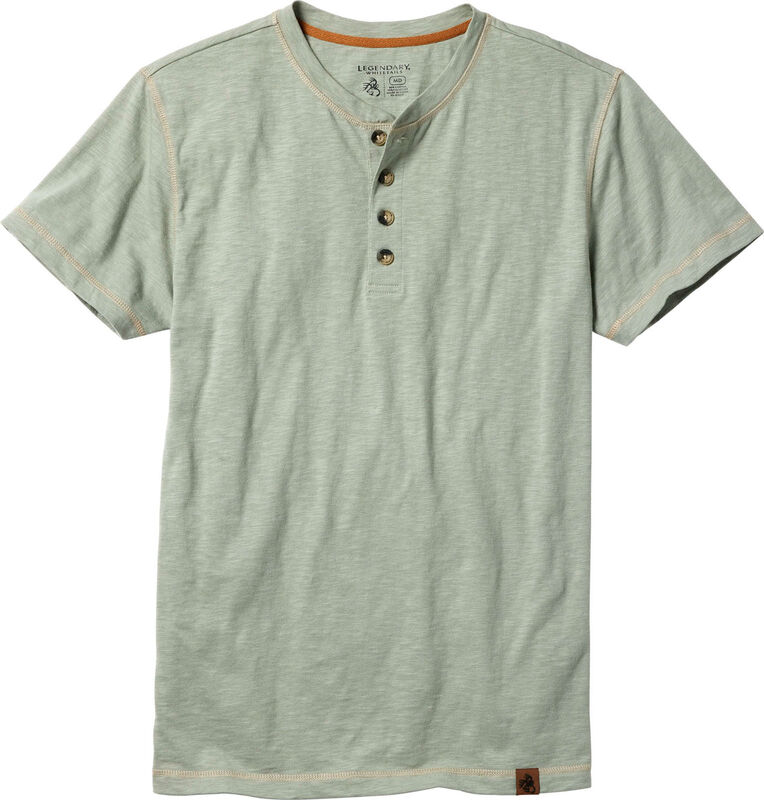 Men's Maverick Slub Henley Short Sleeve Shirt image number 0
