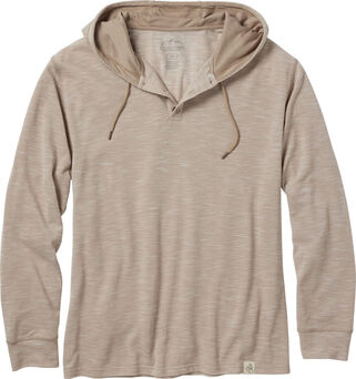 Men's Outdoors Hooded Pullover Performance Henley