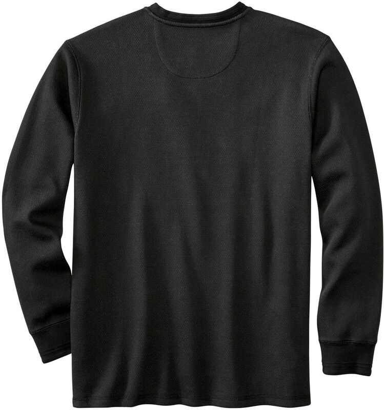 Men's Tough as Buck Double Layer Thermal Henley Shirt image number 1