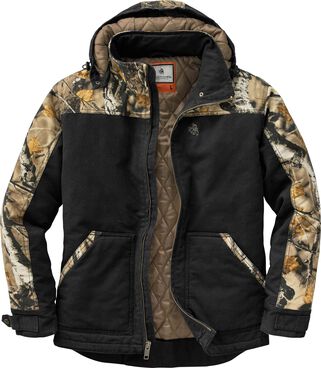 Men's Canvas Cross Trail Big Game Camo Workwear Coat