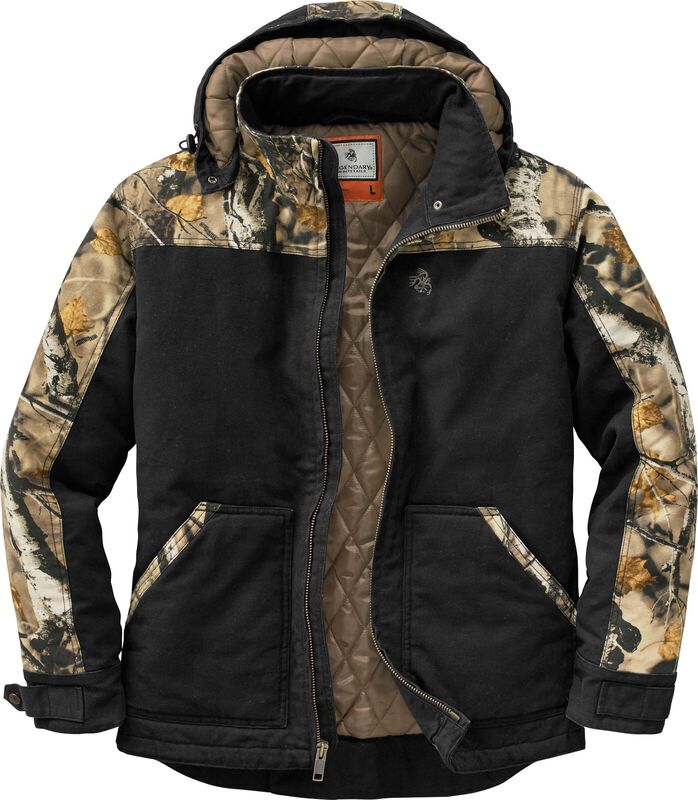 Men's Canvas Cross Trail Big Game Camo Workwear Coat image number 0