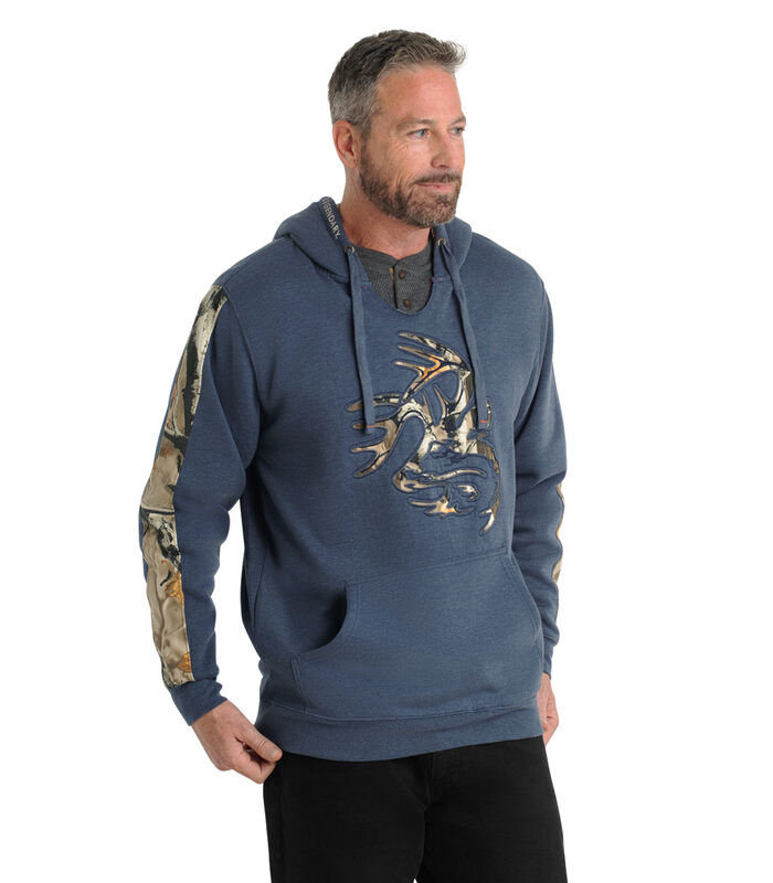 Men's Heavyweight Outfitter Camo Hoodie image number 3
