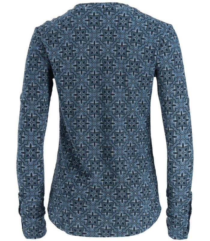 Women's Long Sleeve Waffle Knit Top image number 1