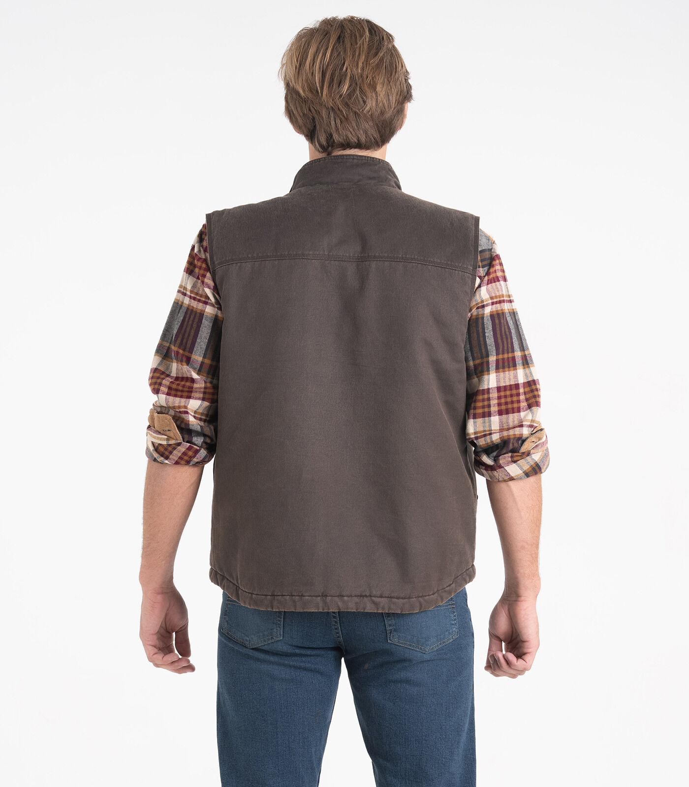Men's Journeyman Flannel Lined Vest | Durable Weather Resistant