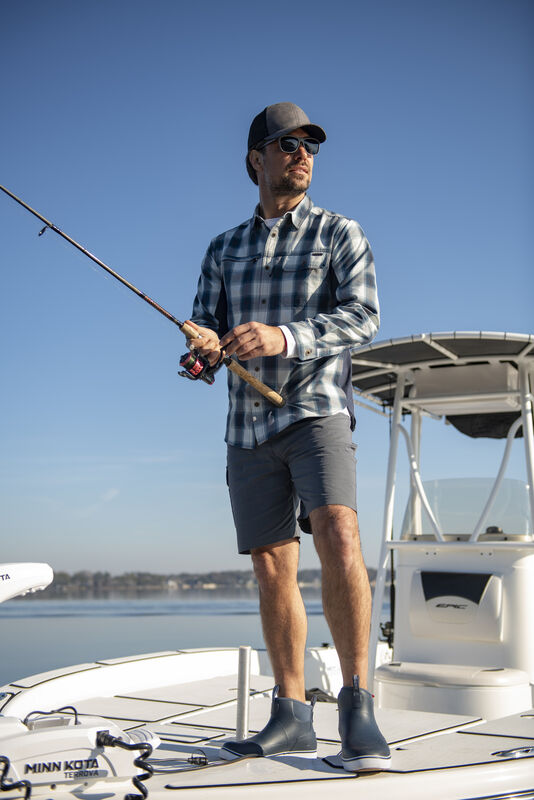 Men's Quick Dry Stretch Flat Front Casual Hiking Shorts image number 4