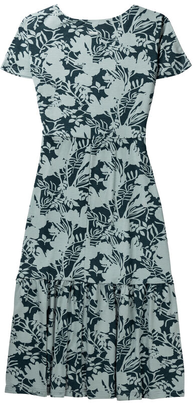 Women's Printed Knit Midi Short Sleeve Dress image number 1