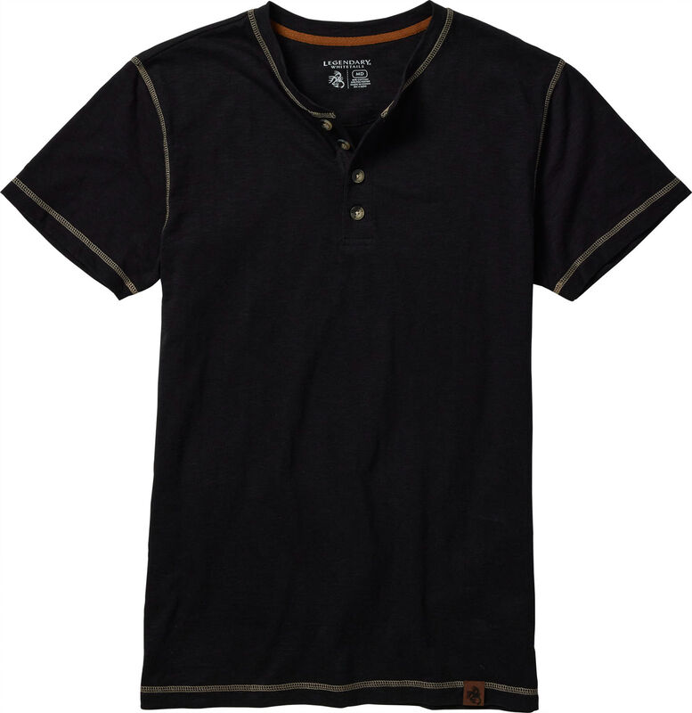 Men's Maverick Slub Henley Short Sleeve Shirt image number 0