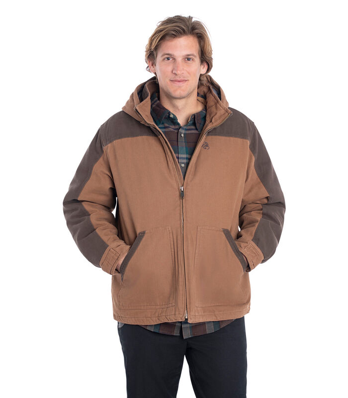 Men's Canvas Cross Trail Big Game Camo Workwear Coat image number 3