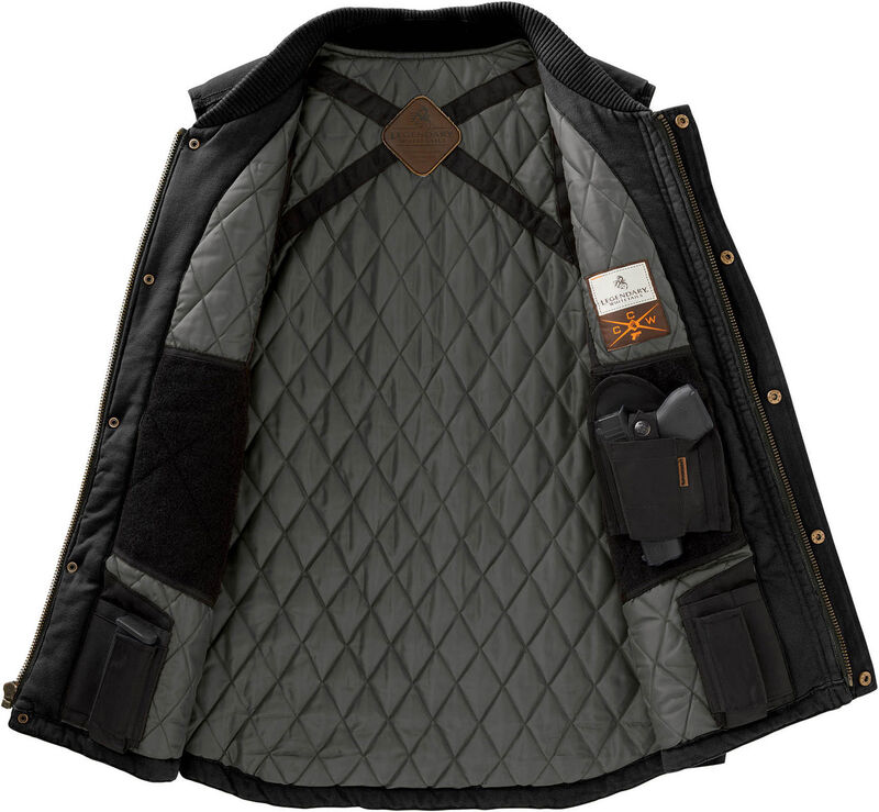 Men's Concealed Carry Canvas Cross Trail Vest image number 1