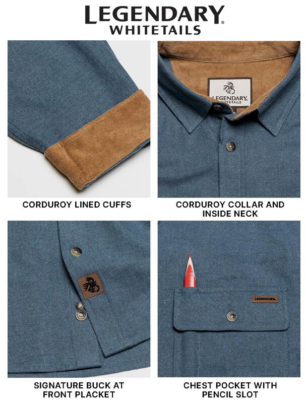 Men's Buck Camp Flannel Shirt image number 3