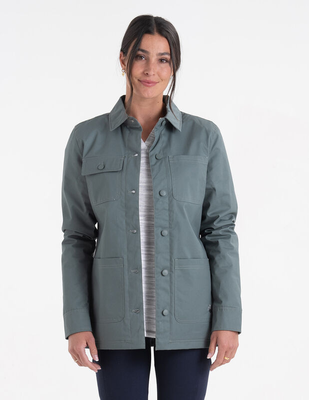 Women's Performance Waxed Cotton Shirt Jacket image number 2