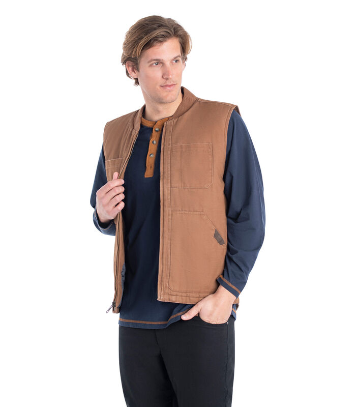 Men's Canvas Cross Trail Workwear Vest image number 3