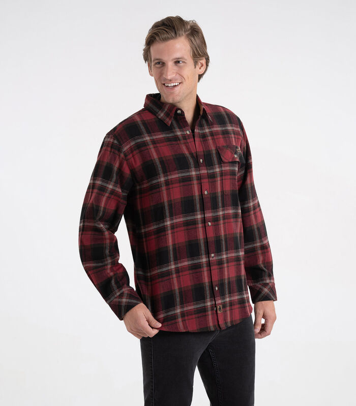 Men's Buck Camp Flannel Shirt image number 6