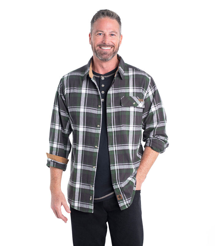Men's Buck Camp Flannel Shirt image number 2