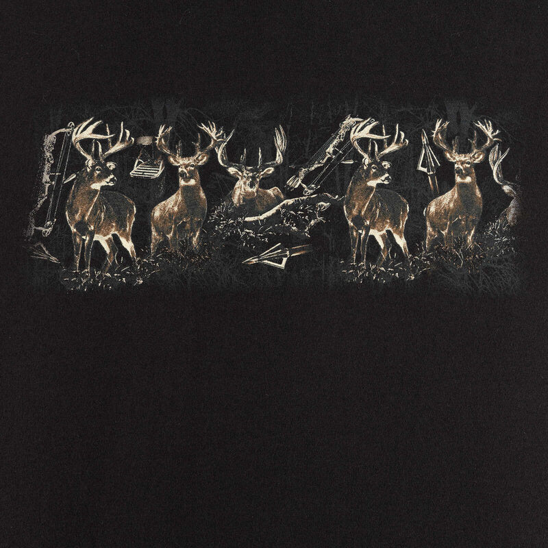 Men's Stag Lineup Long Sleeve T Shirt Made in the USA image number 3