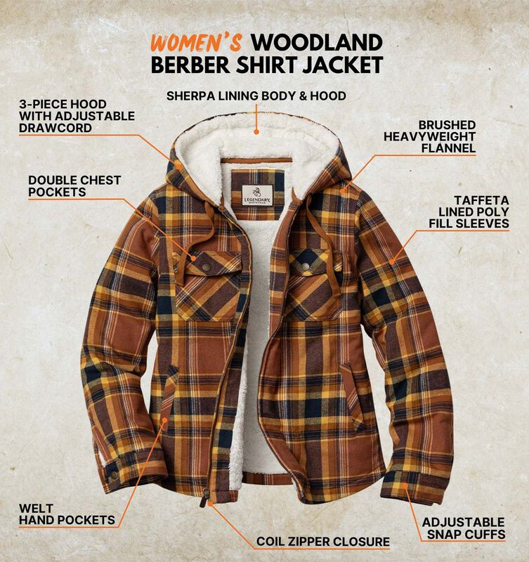 Women's Woodland Berber Shirt Jacket image number 2