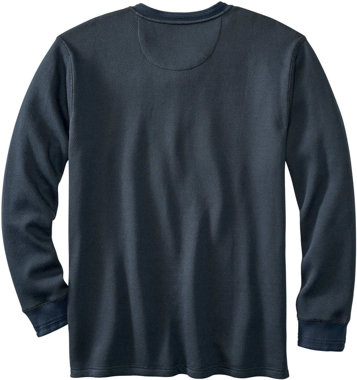 Men's Double Layer Thermal Henley Shirt | Cold-Weather Workwear