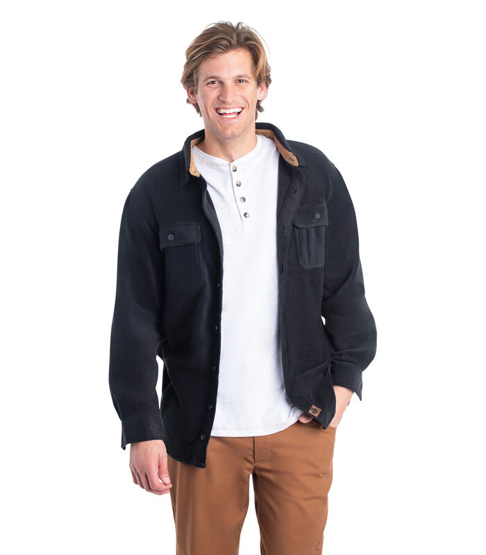 Men's Heavyweight Navigator Fleece Shirt image number 2