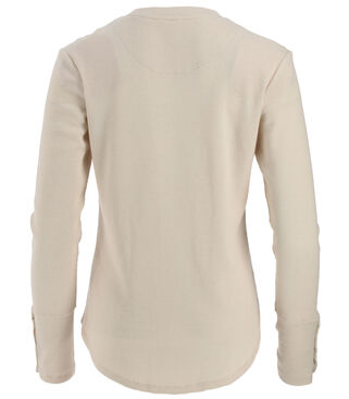 Women's Long Sleeve Waffle Knit Top