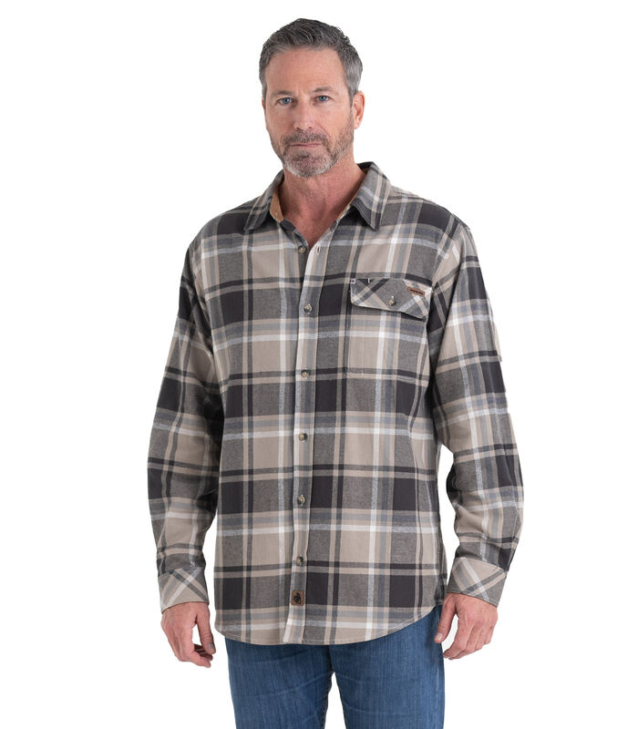 Men's Buck Camp Flannel Shirt image number 3