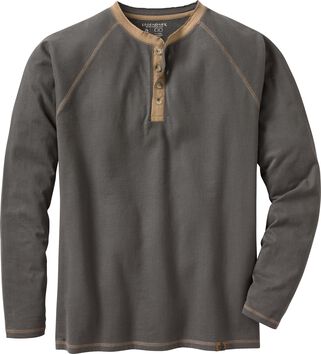 Men's Recluse Raglan Henley Long Sleeve Shirt