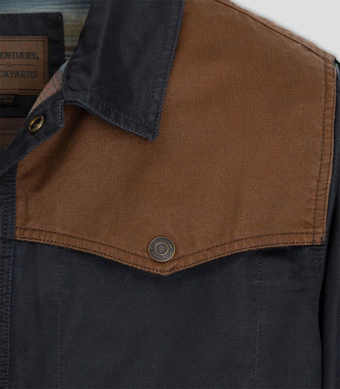 Men's Lonestar Waxed Canvas Shirt Jacket image number 2