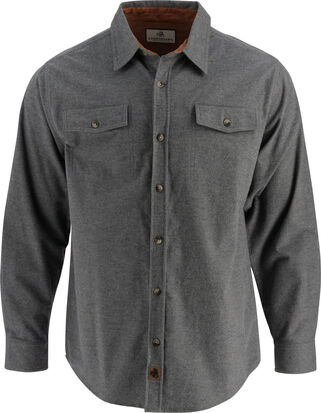 Men's Legendary Stretch Flannel Shirt Solid Heather